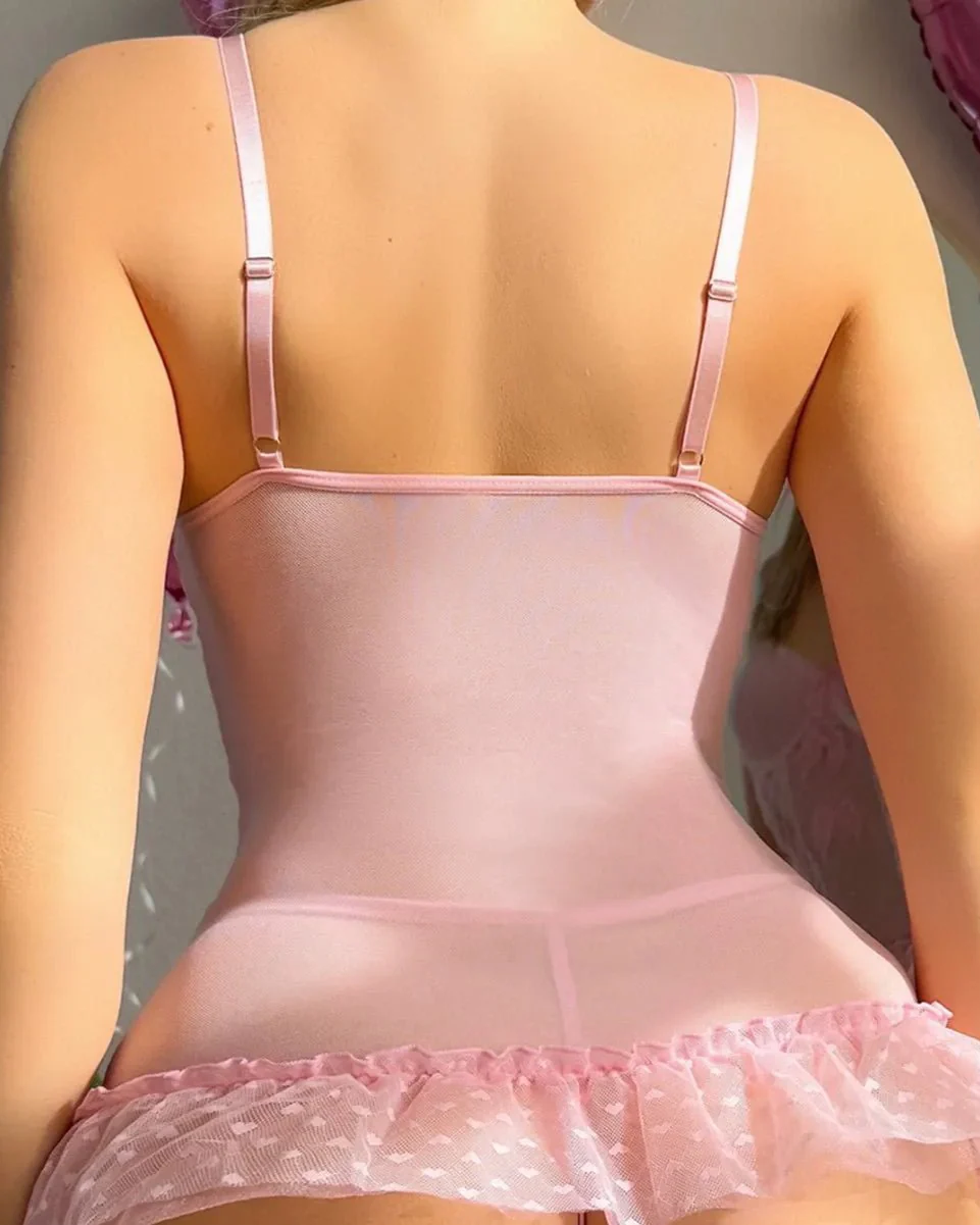 Cupid’s Chaos Edit Babydoll Lingerie - Image 3