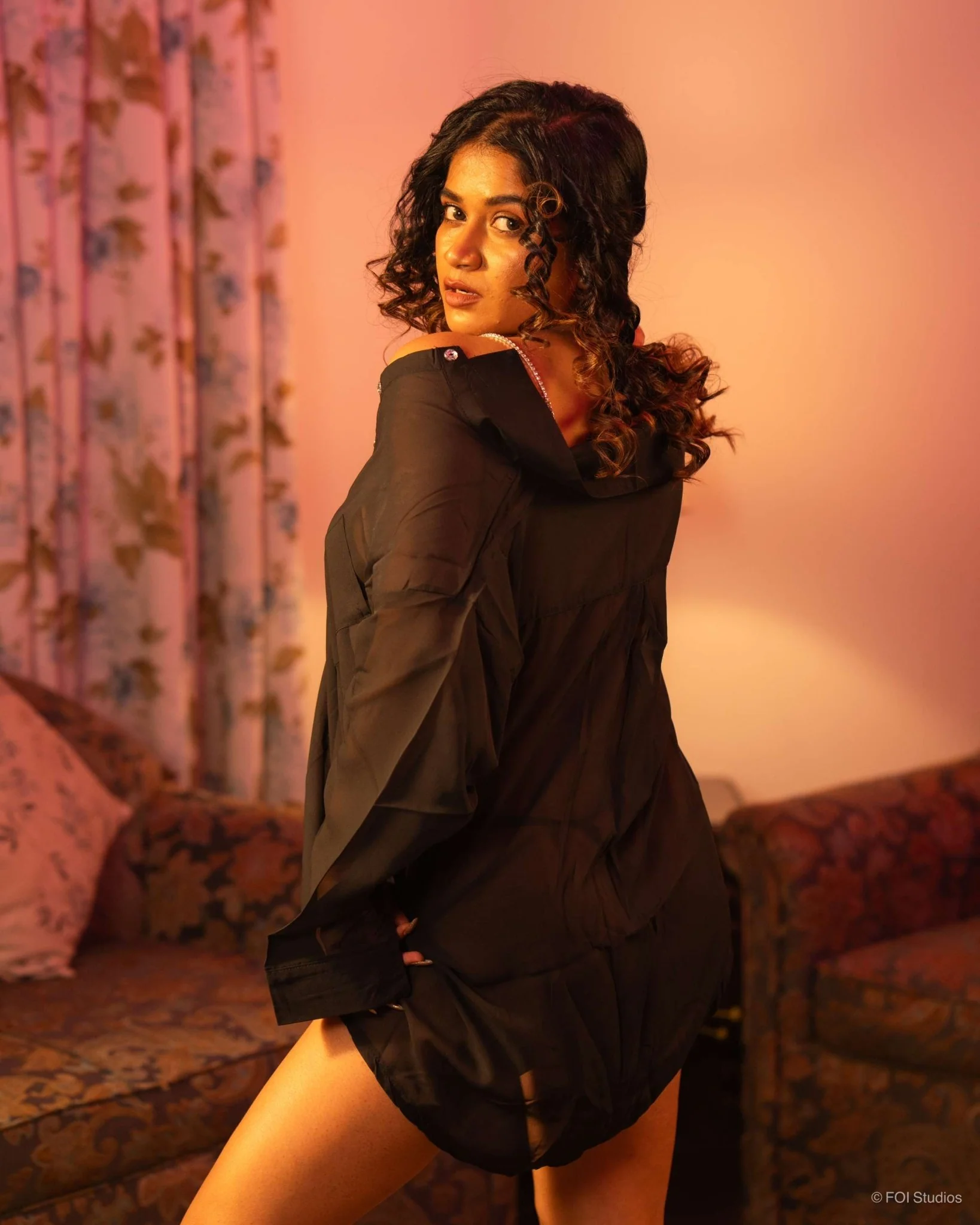 Cloud Nine Boyfriend Shirt Style Off-Shoulder Lingerie - Image 18