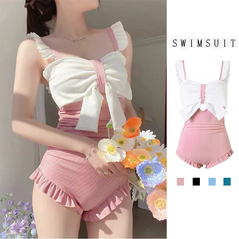 Maeve One Piece Ruffle Swimsuit Backless - Image 5