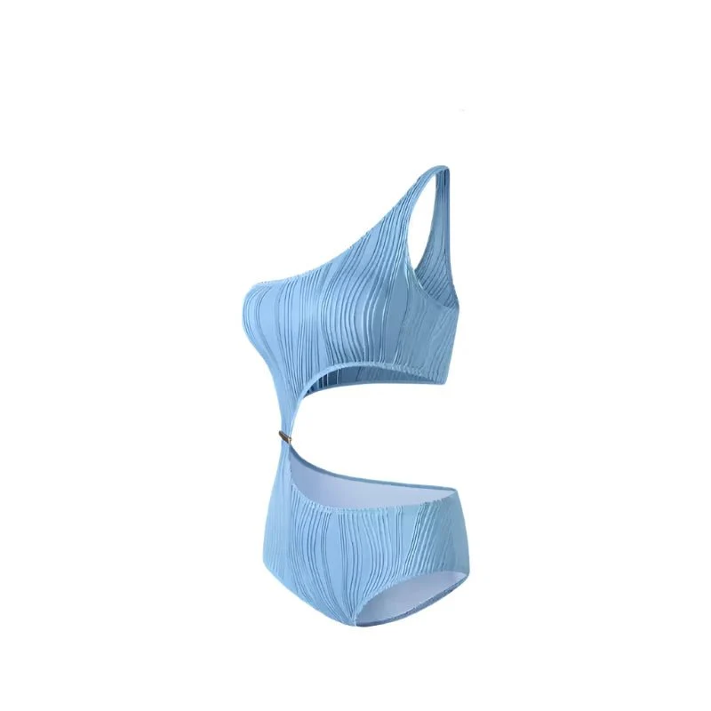 One Shoulder Side Cutout Monokini By Sinderella - Image 5