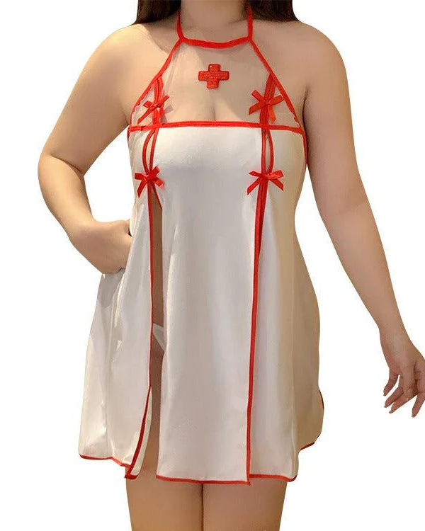 Critical Care Plus Size Nurse Roleplay Lingerie - Image 7