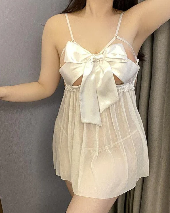 Whimsical Lace Plus Size Babydoll Lingerie - Image 6