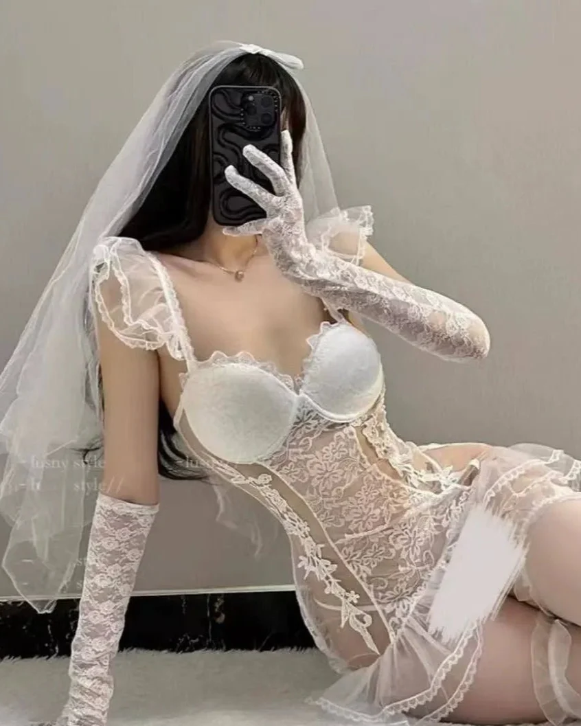 Vow Me Now Lace Corset Lingerie Set - Image 3