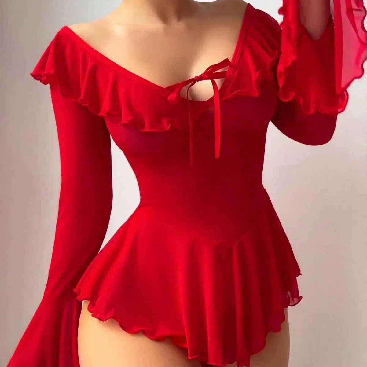 Witching Hour Babe Mesh Lingerie Set - Image 3