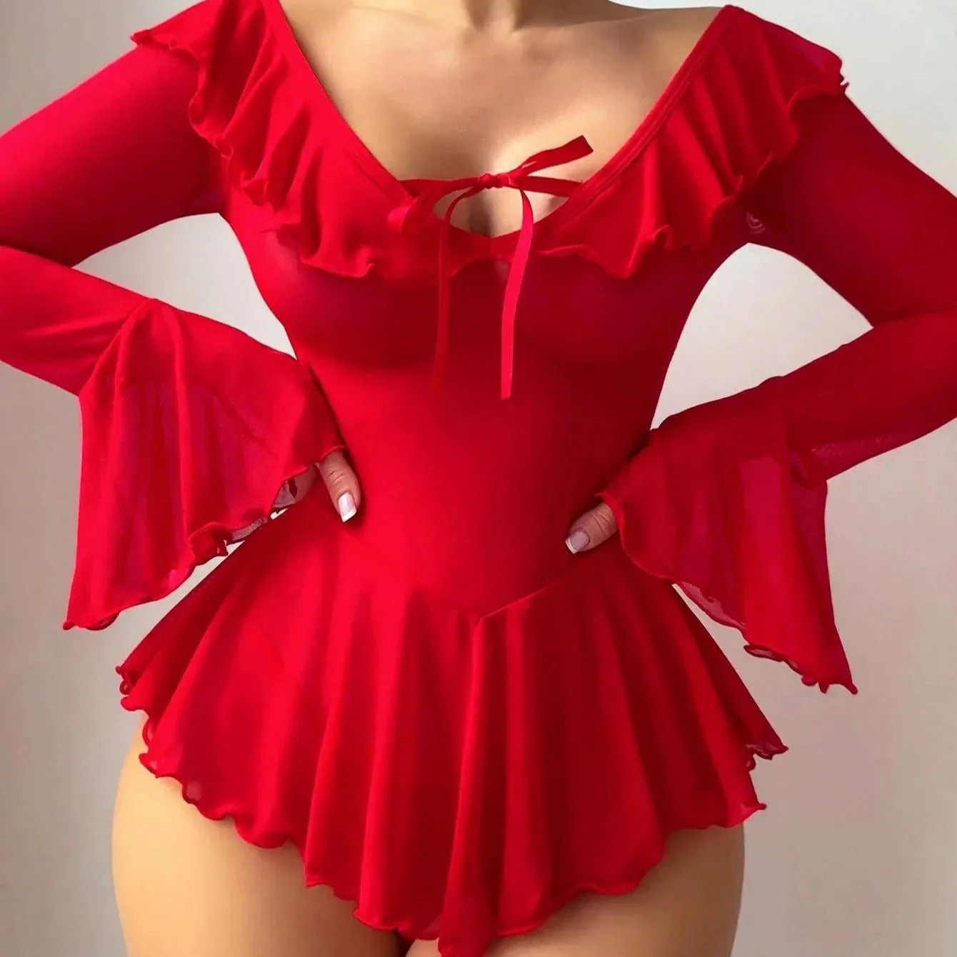 Witching Hour Babe Mesh Lingerie Set - Image 6